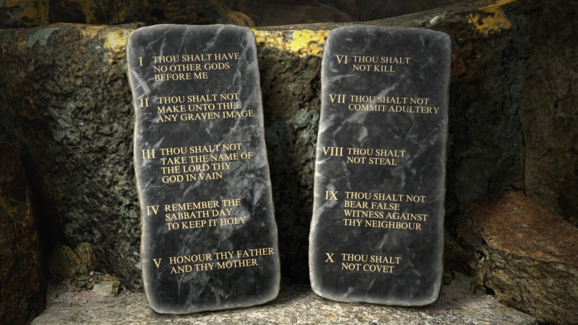 Ten Commandments in Stone - Clear And Present Truth